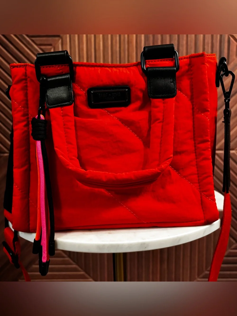 Saint and Sofia Mini Penny Tote Bag Orange